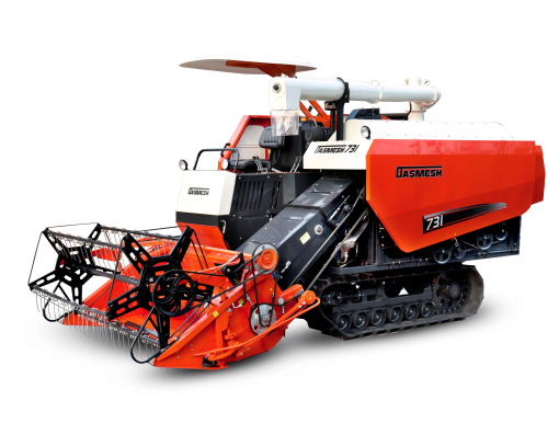 DASMESH 731 Track Type Self Propelled Combine Harvester Price* in India | Specifications