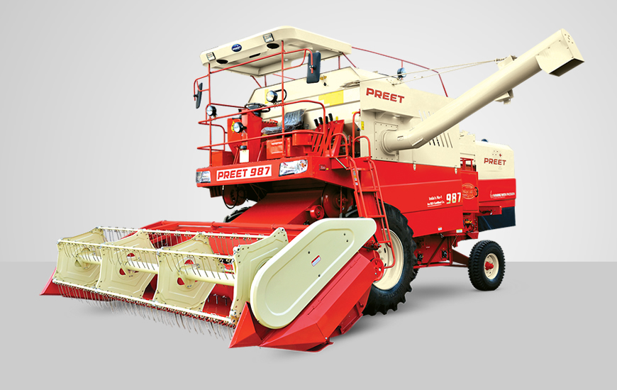 PREET 987  Self Propelled Combine Harvester Price* in India | Specifications