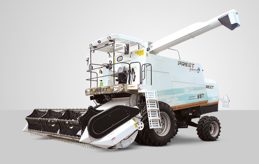 PREET 987 LANEDAAR Self Propelled Combine Harvester Price* in India | Specifications
