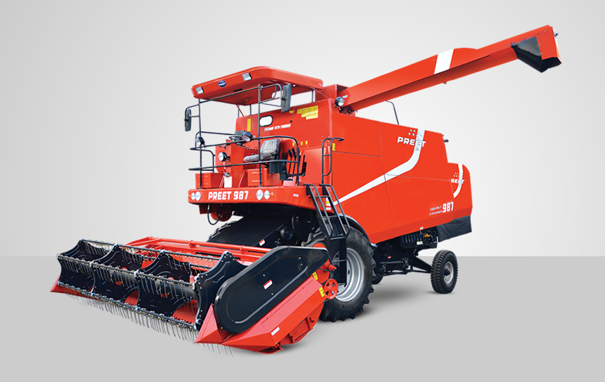 PREET 987 deluxe  Self Propelled Combine Harvester Price* in India | Specifications