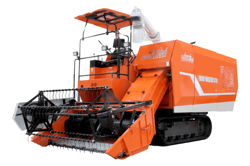Shaktiman Paddy Master 3776 Self Propelled Track Type Combine Harvester Price* in India | Specifications