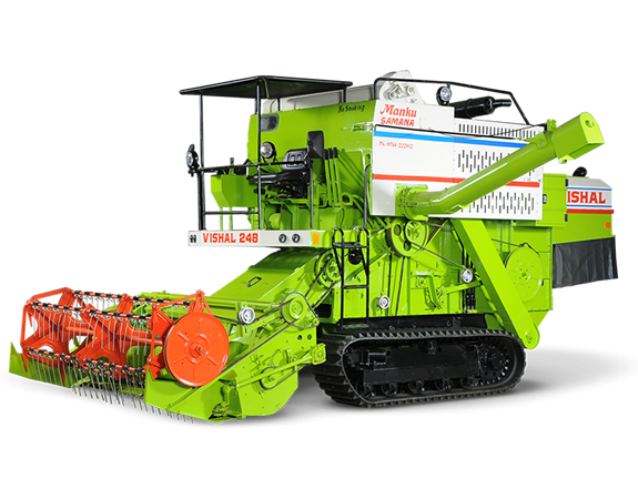 Vishal 248 Dolphin Self Propelled Track Type Combine Harvester Price* in India | Specifications