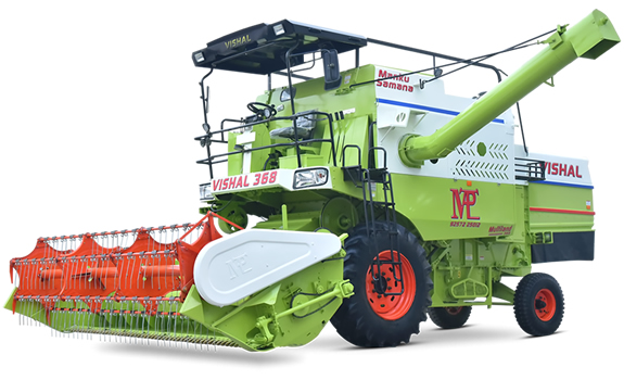 Vishal 368 Mutiland (46") Multicrop Combine Harvester Self Propelled Combine Harvester Price* in India | Specifications
