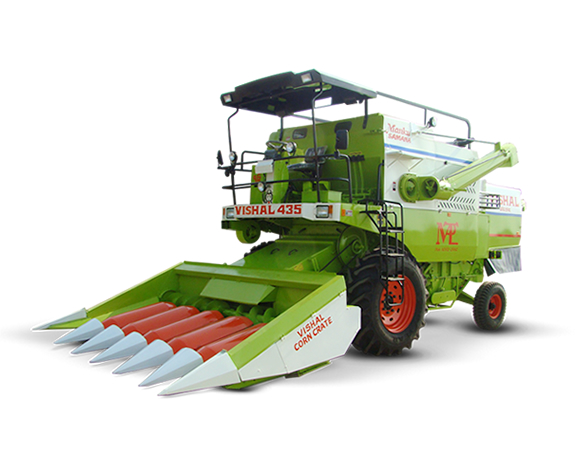 Vishal 435 Corn Collector Self Propelled Combine Harvester Price* in India | Specifications